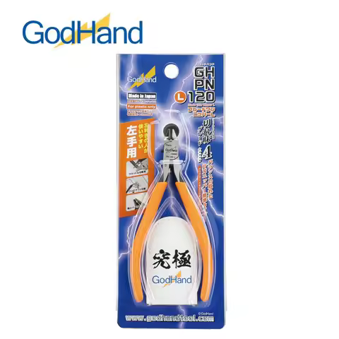 GodHand GH-PN-120-L Blade One Nipper L Left Handed Thin Single Blade Diagonal Pliers Plastic Nippers