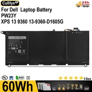 PW23Y 7.6V 60WH Replacement New Laptop Baery for DELL XPS 13 9360 Series RNP72 TP1GT