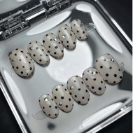Make you - Classic Polka Press On Nails | Press On Nails Aesthetic | Press On Nails Polkadot | Press