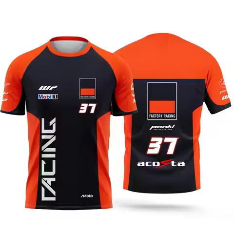 Summer Breathable Quick-drying Motorcycle Race No. 37 2026 Pedro Acosta Men's and Women's Casual sho