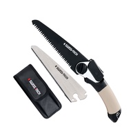 SWISS TECH Bone & Wood Saw เลื่อยพับขนาดเล็กมัลติฟังก์ชั่น ใบมีดที่ถอดออกได้แบบพกพา งานไม้ อุปกรณ์ตั