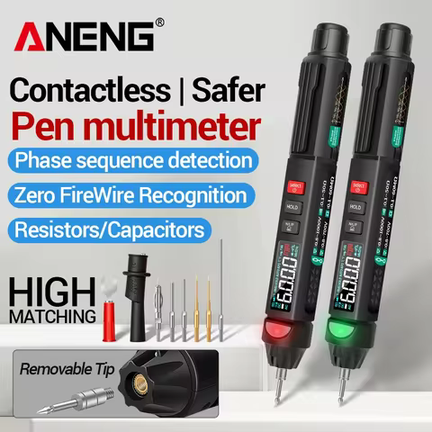ANENG A3008 Digital Multimeter Test Pen 6000 Counts Auto Intelligent Sensor Electrical AC/DC Voltage