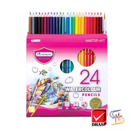 Master Art มาสเตอร์อาร์ต สีไม้ ดินสอสีไม้ ระบายน้ำ 24สี (1 กล่อง)