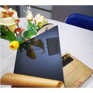 10mm glossy black mica sheet: 10x10, 10x15, 15x15, 15x20, 15x25 cm, Taiwanese product (high quality)