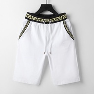 VERSACE7502 Shorts Men Fashion 75021% Cotton Casual Handsome Shorts High-End Sports Shorts