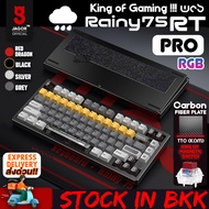 WOB Rainy75RT RAINY 75 RT HE Night Black Wobkey Aluminum Galaxy Silver Magnetic Keyboard