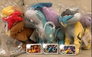 Pokémon Gaole 一彈 五星 三聖獸 炎帝 水君 咆哮虎 三張 連  Allstar collection 公仔 三隻
