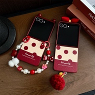Stylish Creative Polka Dot Bracelet With Accessories For Samsung Galaxy Z Fold 7 Fold 6 Fold 5 Fold 