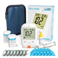 [PRE-ORDER] Glucose Monitor Kit - Blood Sugar Test Kit with Blood Glucose Test Strips &amp; Lancets for Diabetes Testing | Glucomate Blood Glucose Monitor Kit includes 1 Blood Sugar Monitor, 100 Diabetic Test Strips, 100 30G Lancets, 1 Lancing Device and