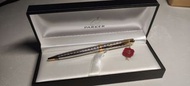 Parker Sonnet 系列 – 純銀格子紋玫瑰金夾原子筆
