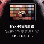 Nyx Utopia Eyeshadow Color 40 Large Plate Pearlescent Smoked Makeup Artist Earth Stage Matte Dedicat
