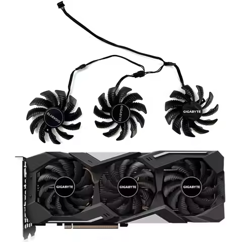 New 75MM 4PIN Cooler Fan Replacement For Gigabyte GeForce GTX 1660Ti 1660 SUPER GAMING Graphics Vide