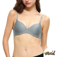 Wacoal Mood Travel Bra บราม้วนได้ ไร้โครง รุ่น MM1243 สีเขียวอมเทา (GV)