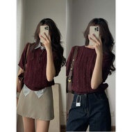 A969 Audrey summer rope sweater