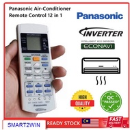 [PALING MURAH] Panasonic Air condtioner Aircond Remote Control ECONAVI Inverter Ready Stock Air Cond 12 in 1 Controller