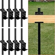 T-Post Bracket Hanger, T Post Target Mount，AR500 Steel Target Bracket (8)