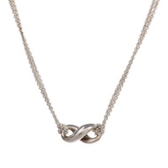 TIFFANY＆CO 925純銀Infinity Necklace項鍊