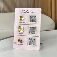 QR Code Display Card Payment QR Code Table Decoration Add Friends Classy Modern Minimalist Ins Affor