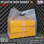 Plastik Bento 4 Sekat isi 50 Kantong Dove muat Box Nasi 18x18 + Dus Snack Ultah Syukuran Ulang Tahun