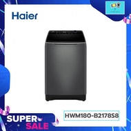 HAIER เครื่องซักผ้าฝาบน 18 กิโล Inverter Direct Drive รุ่น HWM180-B2178S8