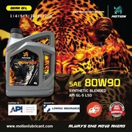 SARAWAK-READY STOCK MOTION Manual Transmission Gear Oil Fluid API GL5-LSD Gearbox Manual Transmissio
