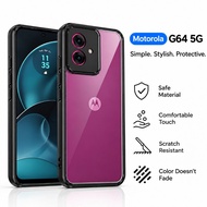 Motorola G64 5G Casing Hybrid Transparent Anti-Shock Sotf TPU Hardcase