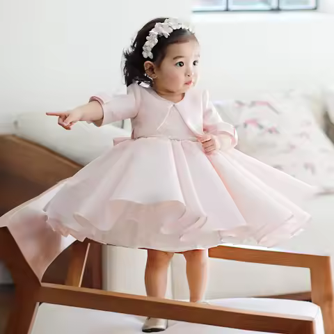 Flower Girl Dress Girl Children's Dress Princess Fluffy Flower Girl Wedding