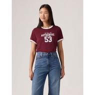 เสื้อยืดผู้หญิง Levis® Womens Graphic Favorite Ringer Tee