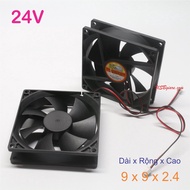 24V Radiator Fan 9x9x2.4cm, 24V Fan 9x9x2.4cm