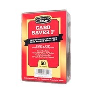 Cardboard Gold Card Saver 1 - Semi-rigid card holder for grading submissions by PSA/BGS - Pack of 50