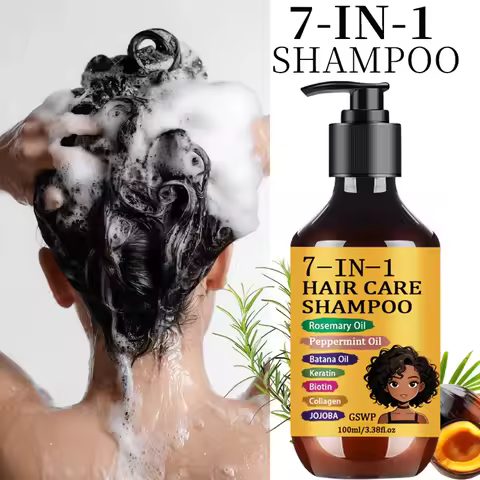 GSWP 7-in-1 Hair Care Moisturizing Shampoo, Nourish Hair Keeping Hair Voluminous and Styled While St