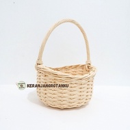 18x9 Stem Circle Rattan Basket