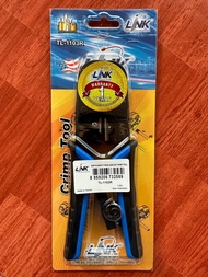LINK รุ่น TL-1103R คีมเข้าหัวสายแลน และ สายโทรศัพท์ RJ45 & RJ11 4POS HAND SET CRIMP TOOL