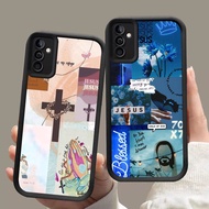 MK-74 Jesus Soft Silicone Casing for Samsung A05S A24 A34 A25 A16 A14 A04s A15 A35