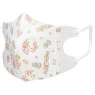 Skater - Hello Kitty 3D立體幼童口罩5片 (2-3歲) 平行進口