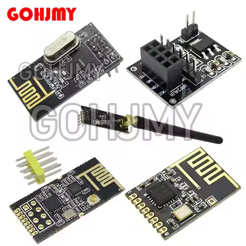 1PCS GT-24 2.4G SMD NRF24L01 1100 meter long-distance NRF24L01+PA+LNA SMD wireless Transceiver Commu