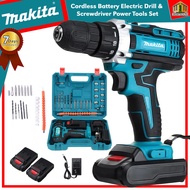 Makita Cordless Drill Set Portable Electric Drill Set Cordless Hand  Cordless Tools Power Electric Screw Original Screwdriver Wireless Rechargeable Driller Battery