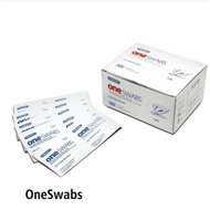 ALKOHOL SWAB ONEMED/TISSUE ONE SWAB / ALCOHOLSWAB / 70% ethyl alcohol pembersih handpone dll