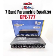 Caliber CPE-777 Pre Amp 7 Band Equalizer With Subwoofer Output