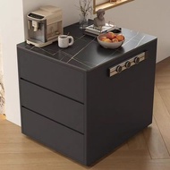 Simple Beautiful Island Cabinet Movable Narrow Island Table Integrated Rock Slab Dining Cabinet