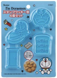 Doraemon 多啦A夢整餅製作模具曲奇 大粒 約 5 to 6 cm 4個 /叮噹模具曲奇 / 餅模 平行進口