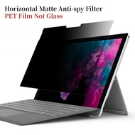 Horizontal Matte Anti-spy Filter For Microsoft Surface Pro X 3 4 5 6 7 8 9 Anti Glare PET Surface Go2 Go3 2021 10.5inch Privacy Film Screen Protector