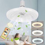 Ceiling Fan Small Space Fan High Speed Ceiling Fan with Remote Control and Dimmable Led Light Powerful Motor Timer Sleep Mode Cooling Fan for Homes