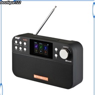 BOU Z3B DAB FM Digital Radio Rechargeable Portable Pocket Radio With Telescopic Antenna Radios Player For Senior Home