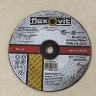Flexovit Reinforced Grinding Wheel 230x6.8x22.2 A24 30T-BF27 Iron Free for Stainless Steel