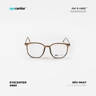 Gọng kính cận nam nữ chính hãng EYECENTER #B80 lõi thép chống gãy cao cấp nhập khẩu by Eye Center Vi