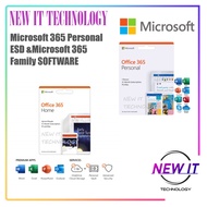 Microsoft 365 Personal ESD 1PC&Mac 1 Year QQ2-00003|Microsoft 365 Family ESD 6-User PC&Mac 1 Year 6G