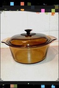 Made in France    5L  康寧雙耳深鍋 玻璃鍋 康寧煲 康寧鍋 煮食煲 煮食鍋 透明設計 清楚睇到煮食過程 安心又放心 可上明火 明火煮食 Corning Ware Visions 