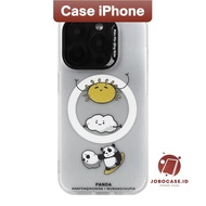 Case iPhone 16 Pandas routine 02 IMD Hybrid Premium iPhone 16 13 12 11 PRO MAX 14 15 PLUS XS XR 6+ 7