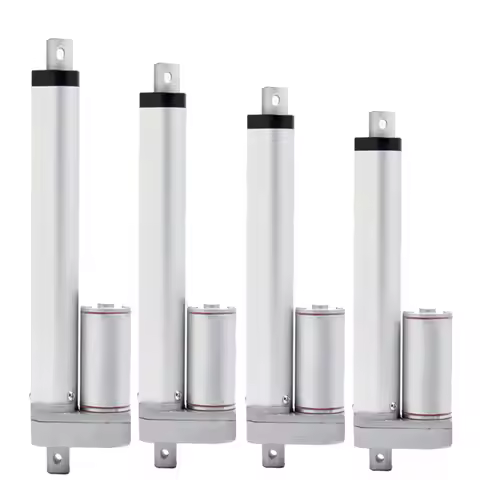 Electric Linear Actuator 25/50/75/100/150/200/250/300/350/400/450mm Stroke Linear Motor DC 12V/24V T